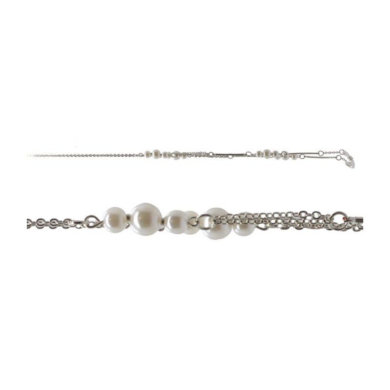 On The Nose Silver & Pearl Beads image number 0
