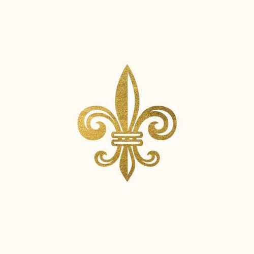 Image Gallery Fleur De Lys Box 10 Monogram Deluxe Boxed Notecards