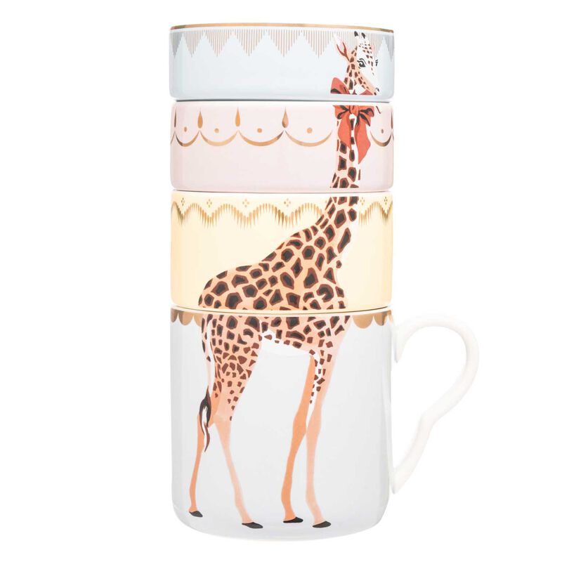 Yvonne Ellen Giraffe Stacking Measuring Cups image number 0