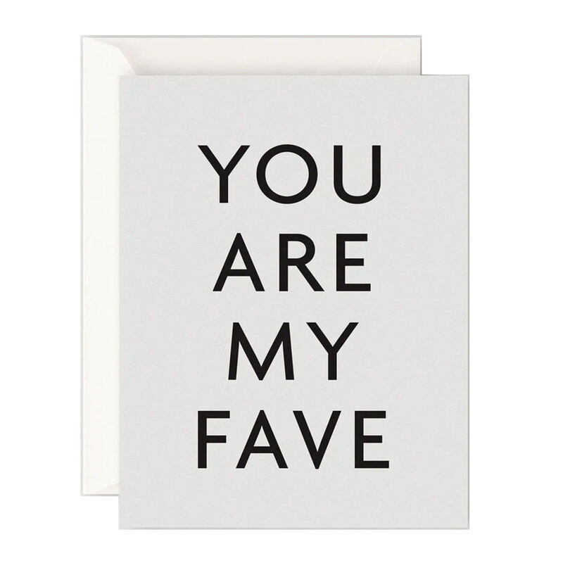 Father Rabbit Stationery You Are My Fave Card image number 0