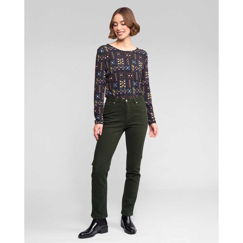 Vassalli Slim Leg Full Length Knit Jean image number 7