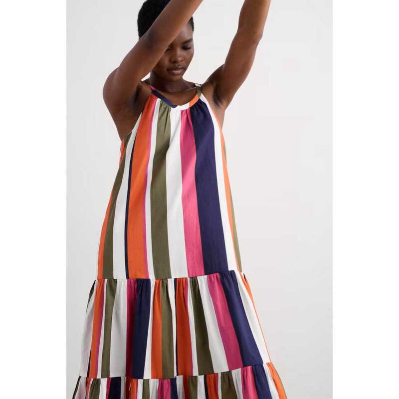 Seasalt Cornwall Alba Dress Indian Summer Multi image number 3