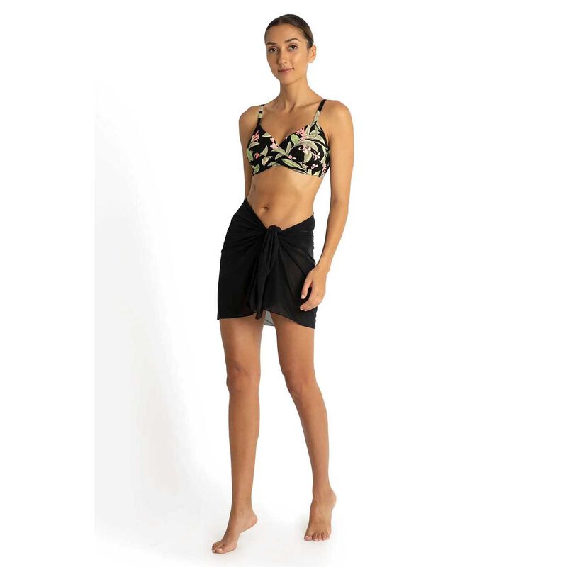 Sunseeker Basix Mini Mesh Sarong - Black image number 1