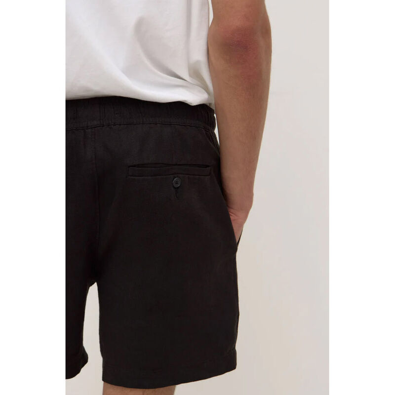 Assembly Label Tide Linen Short Black image number 2
