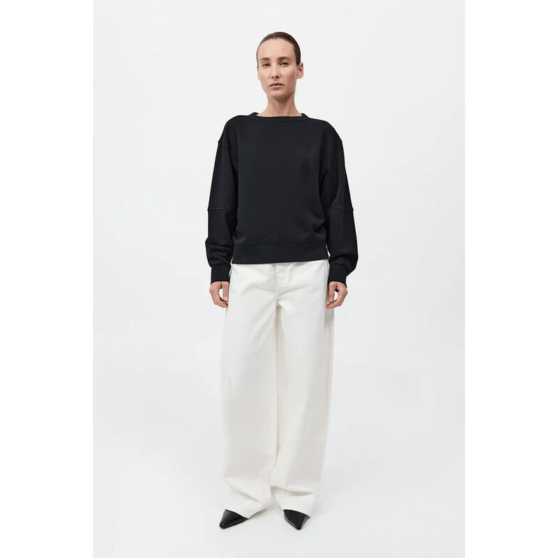 St. Agni Organic Cotton Panelled Sweater image number 3