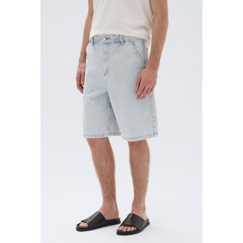 Assembly Label Relaxed Denim Short Bleach image number 2