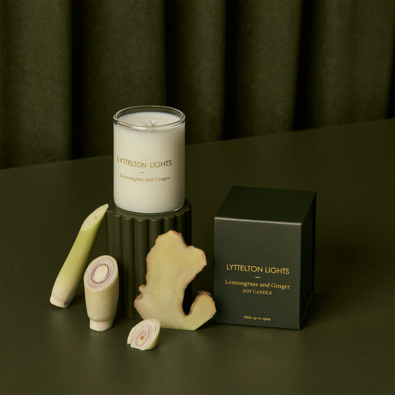 Lyttelton Lights Lemongrass & Ginger Candle image number 1