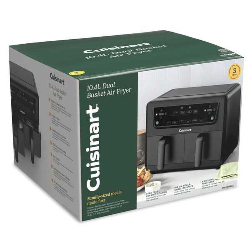 CSN Dual Basket Air Fryer 10.4L image number 2