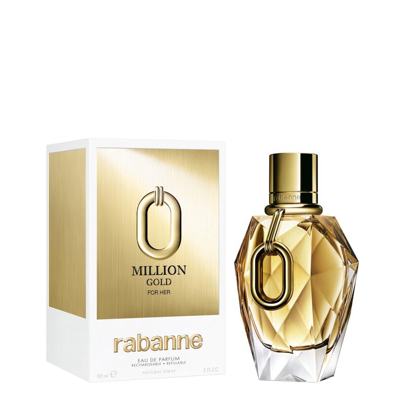 Rabanne Million Gold For Her EDP 90ml Refillable image number 1
