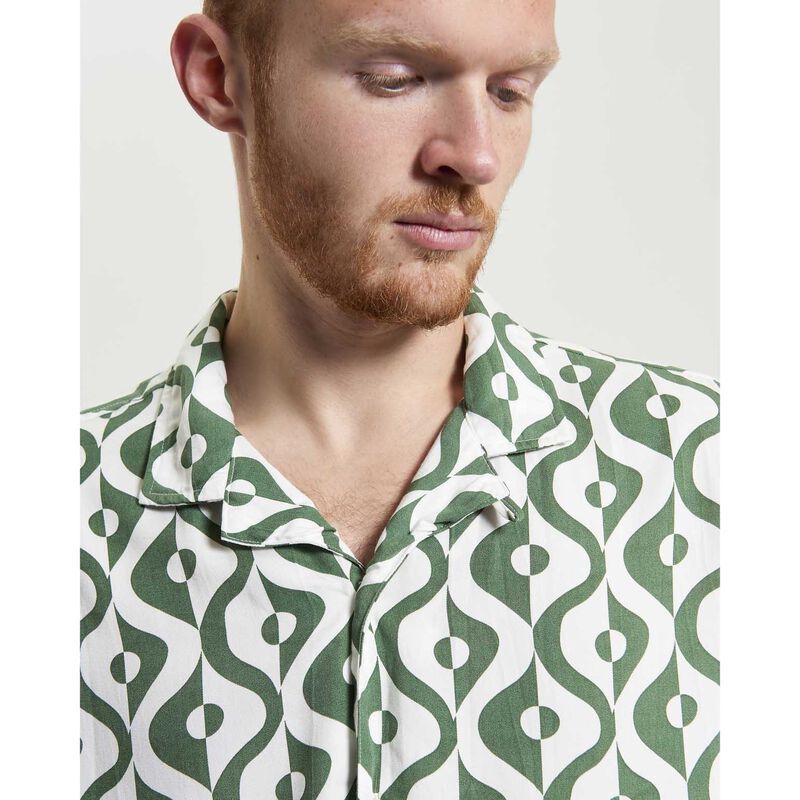 Ben Sherman Carnaby Geo Print Short Sleeve Shirt image number 2