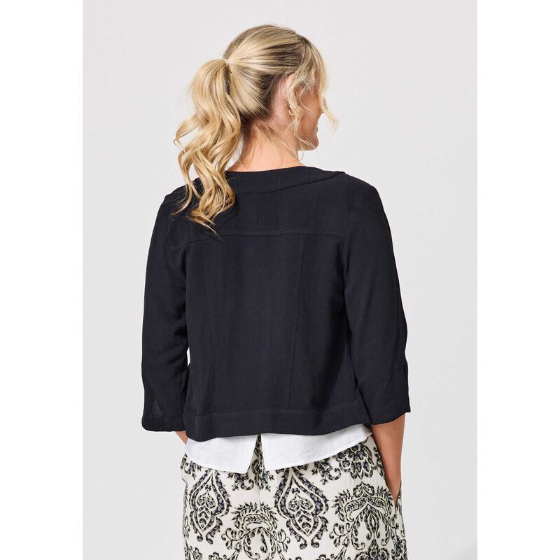 Lemon Tree Amalfi Linen Jacket image number 1