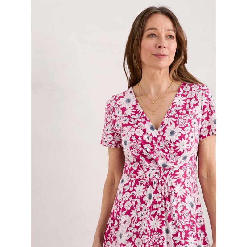 Seasalt Cornwall Chapelle Dress Pattern Flower Charm image number 3