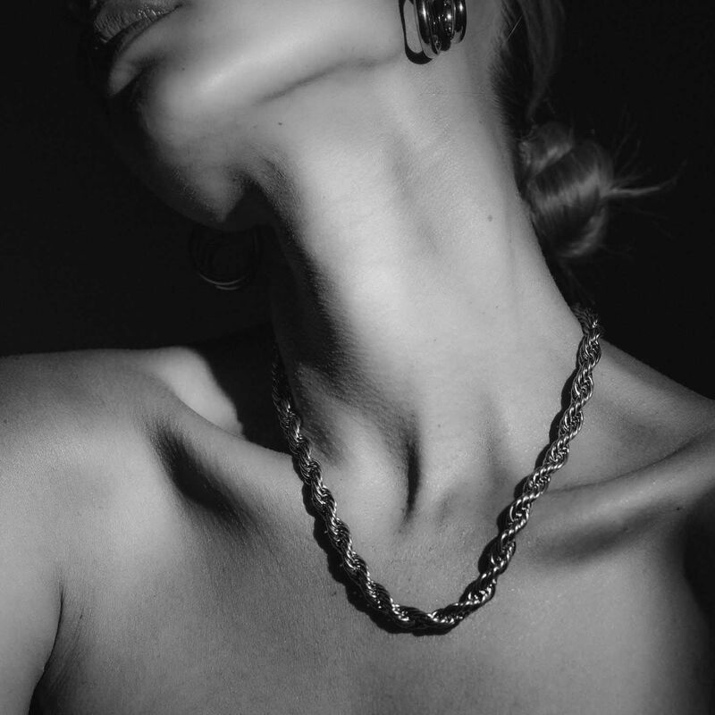 Silk & Steel Eclipse Necklace image number 1