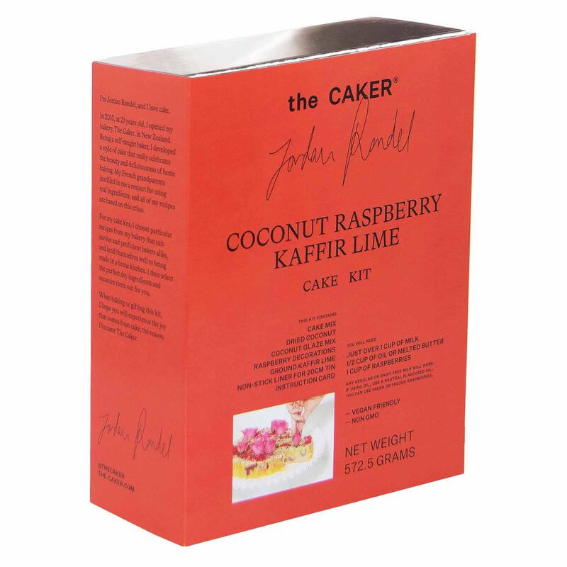 The Caker Coconut Raspberry Lime Cake Kit image number 2