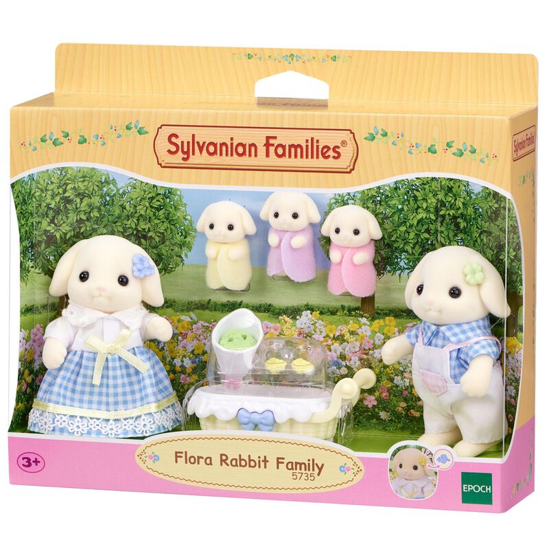 Sylvanian Families Flora Rabbit Family image number 0