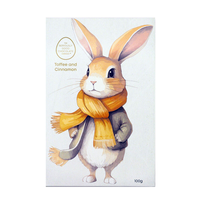 Seriously Good Chocolate Dark Chocolate Toffee & Cinnamon Hare Tablet 100g image number 0