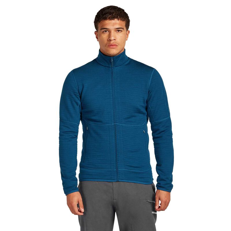 Icebreaker M Merino 400 RealFleece Descender LS Zip image number 0