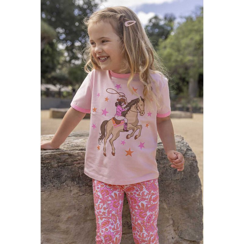 Milky Pony Club Tee 2-7Y image number 1