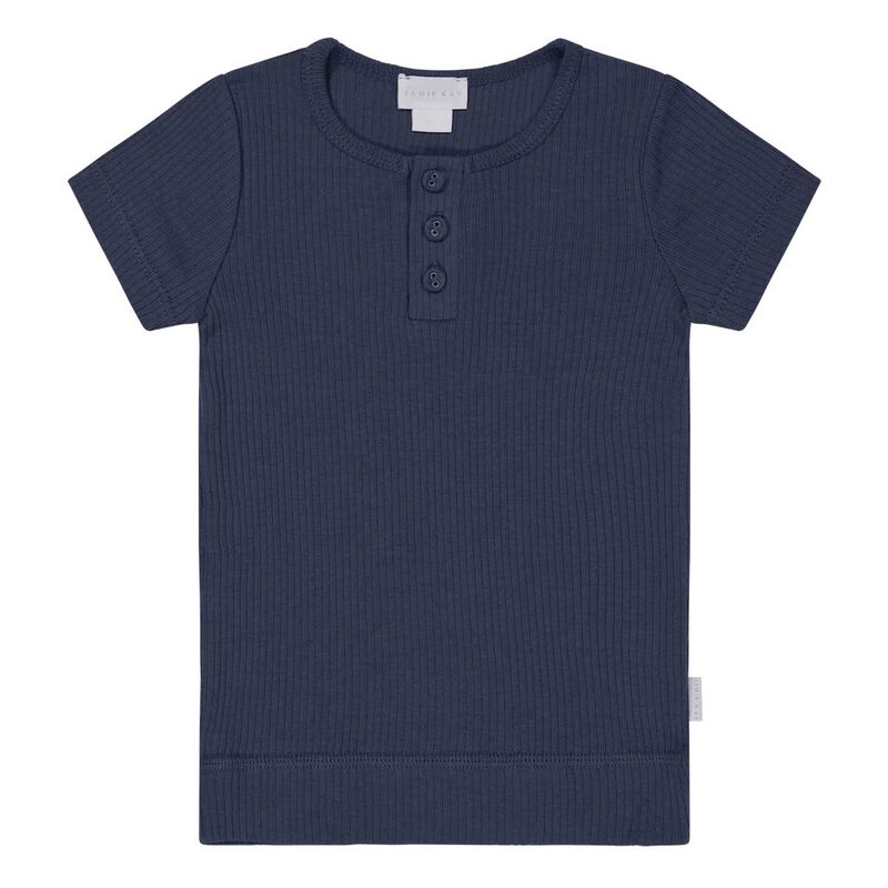 Jamie Kay Organic Cotton Modal Henley Tee image number 0