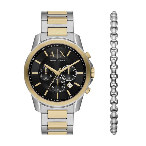 Armani Exchange Watch And Bracelet Set AX7148Set