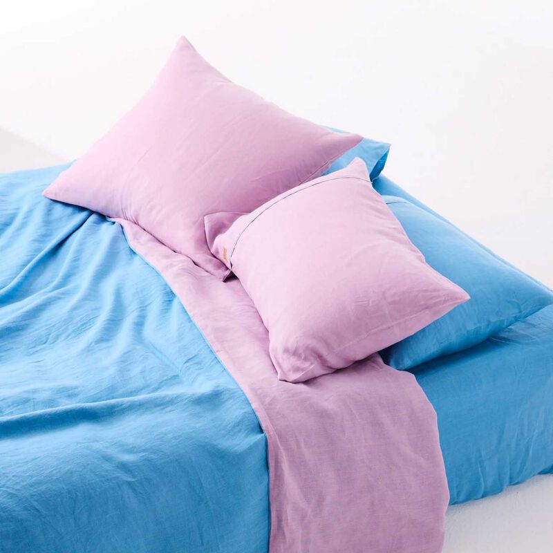 Kip&Co Lavender Linen European Pillowcases 2P Set image number 1