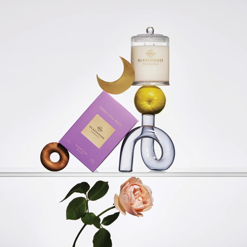Glasshouse Fragrances Moon and Back Soy Candle 380g image number 1
