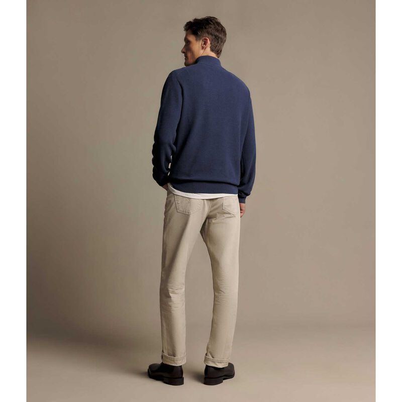 R.M. Williams Warner Popcorn Quarter Zip Knit image number 1