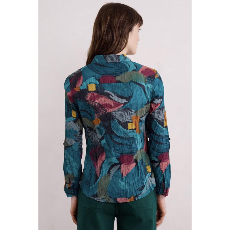 Seasalt Cornwall Larissa Shirt Lelant Abstract Mix image number 1