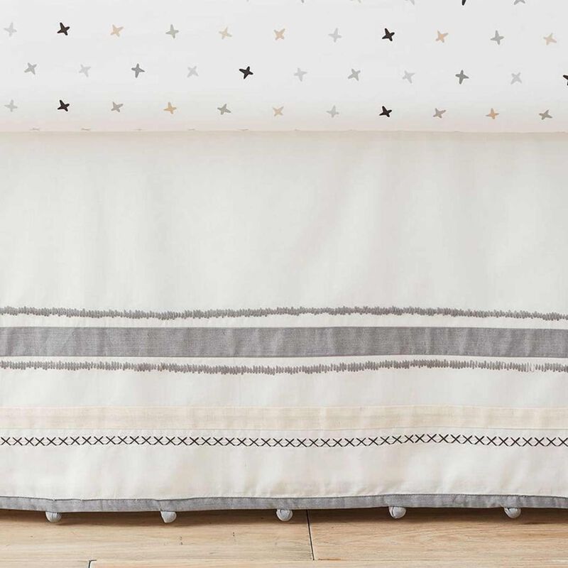 Pottery Barn Kids Rowan Crib Skirt Cribskirt image number 0