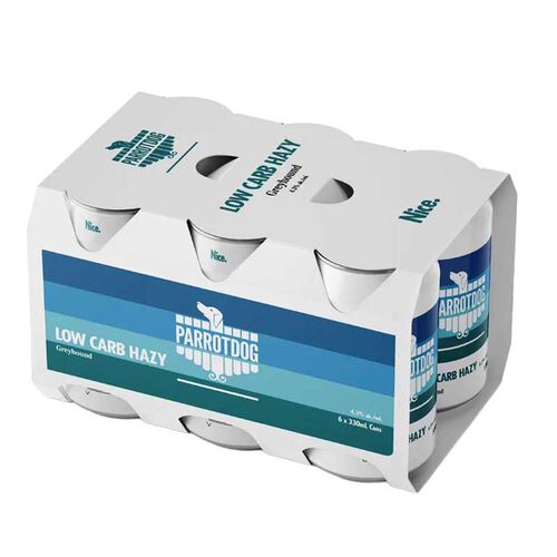 Parrotdog Greyhound Low Carb Hazy 4.3% 6 X 330ml