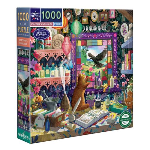 Eeboo Sorcerer's Workshop Square Puzzle