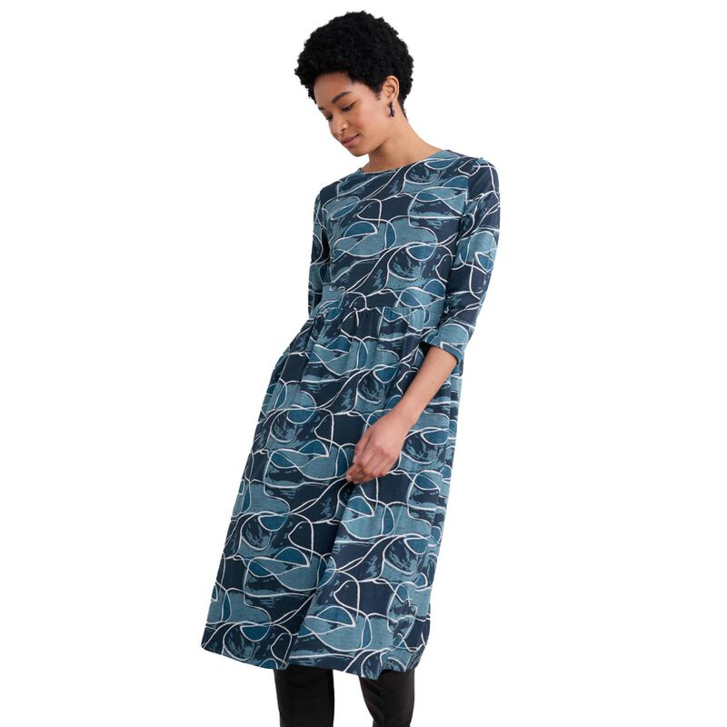 Seasalt Cornwall Sea Strewn Dress Coves Abstract Galley image number 0