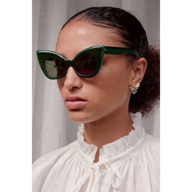 Karen Walker Andromeda Emerald Sunglasses image number 1