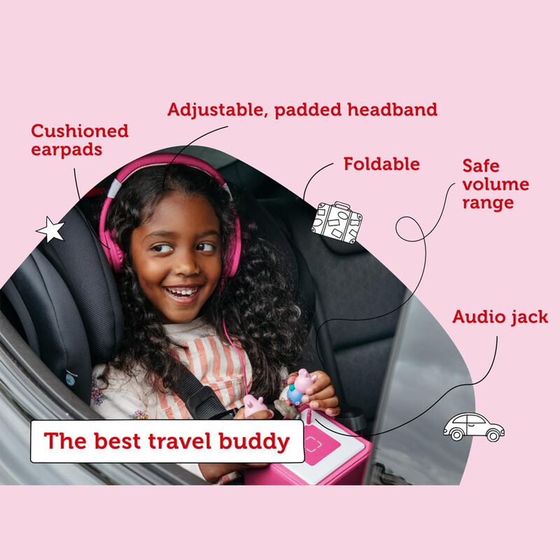 tonies Foldable Headphones - Pink image number 3