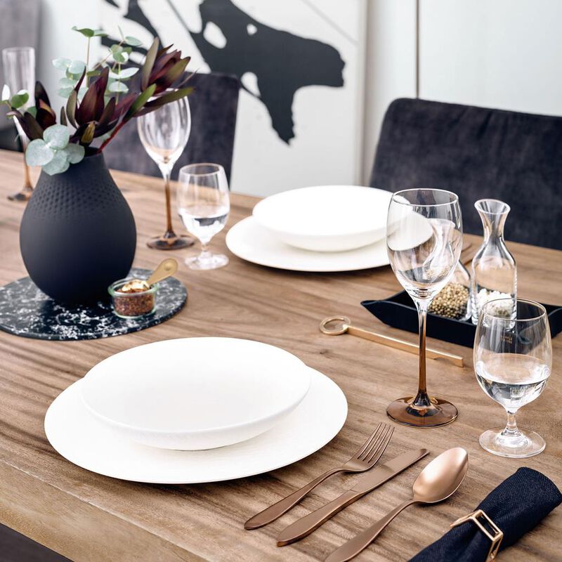 Villeroy & Boch Manufacture Rock Blanc Gourmet Plate 31cm image number 3