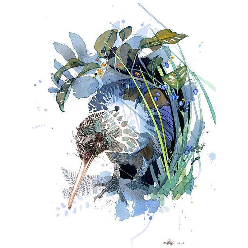 Rachel Walker Evening Kiwi Mini Card image number 0