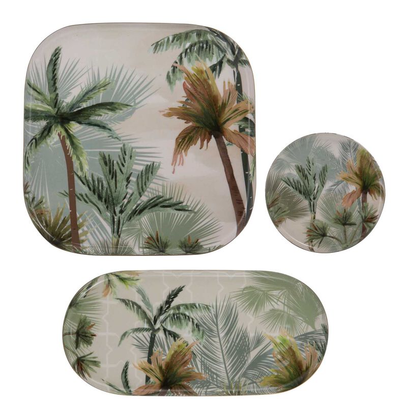 Ladelle Panama Metal Assorted Tray Set Of 3 image number 2