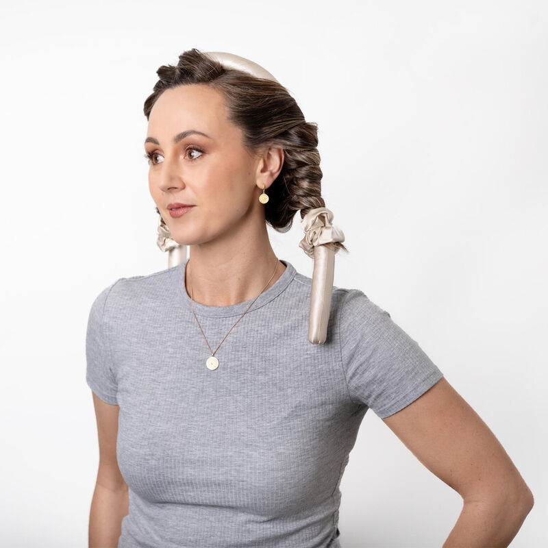 Splash Happy Heatless Curls Tool Beige image number 1
