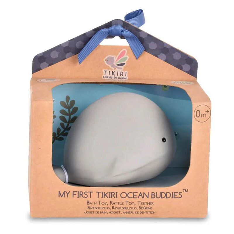 Tikiri My 1St Tikiri Ocean Buddies - Whale Teether And Rattle image number 0