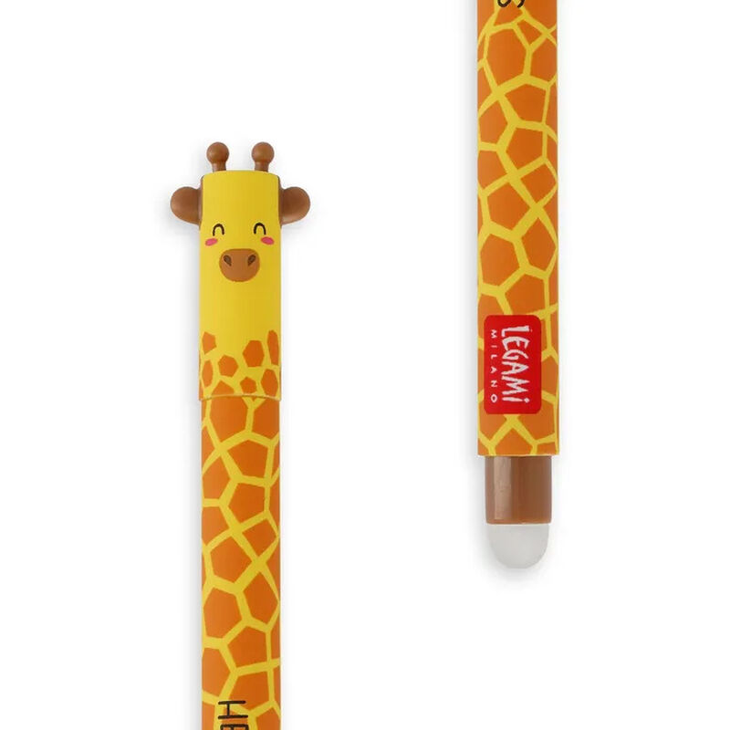 Legami Giraffe Erasable Gel Pen - Black Ink image number 1