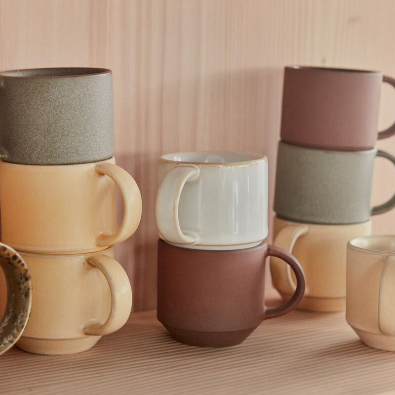 OYOY Yuka Cup Pack Of 2 Butter image number 1