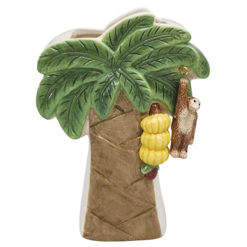 Urban Products Jungle Tree Vase Beige & Green 22cm