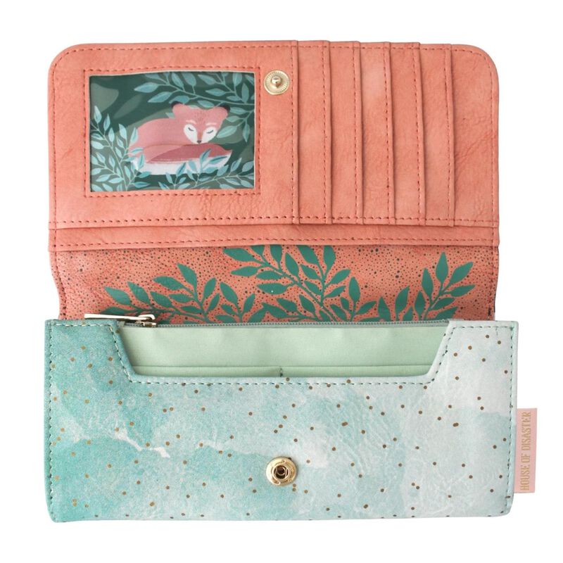 House Of Disaster Secret Garden Fox Wallet image number 2