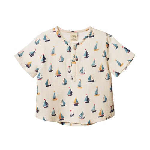 Nature Baby Short Sleeve Caravan Shirt 3-5Y
