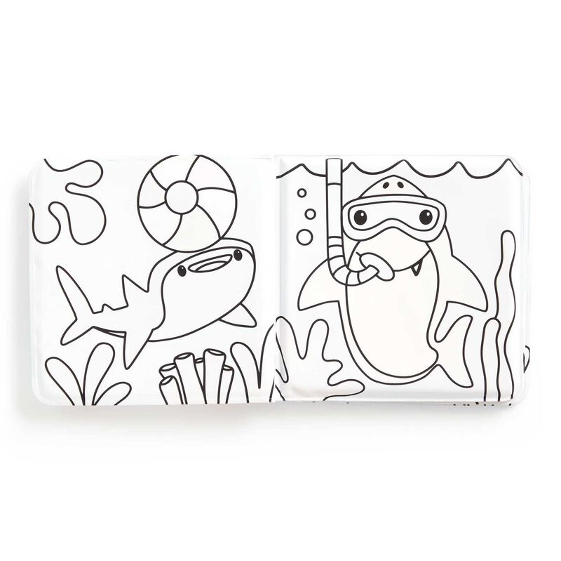 Shark Splash! Color Magic Bath Book image number 1