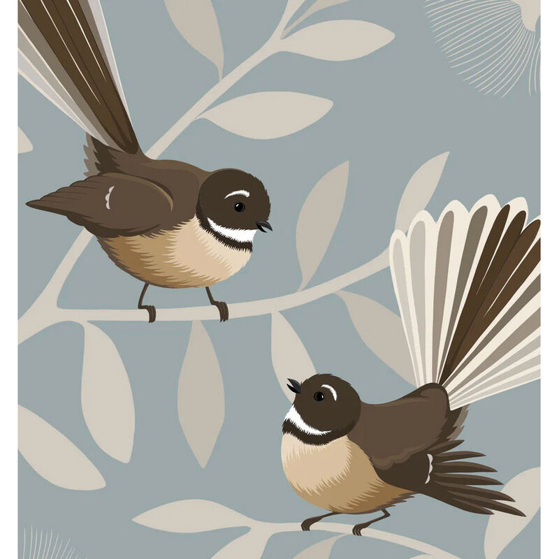 Hansby Design Fantail Pair A4 Print image number 1