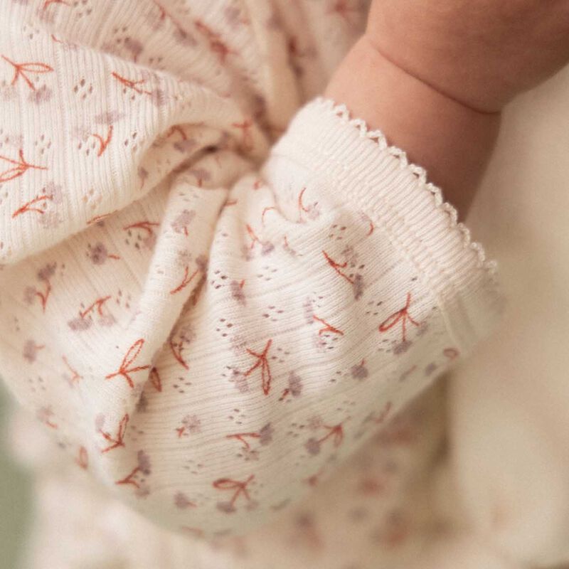 Nature Baby L/S Bodysuit Pointelle image number 2
