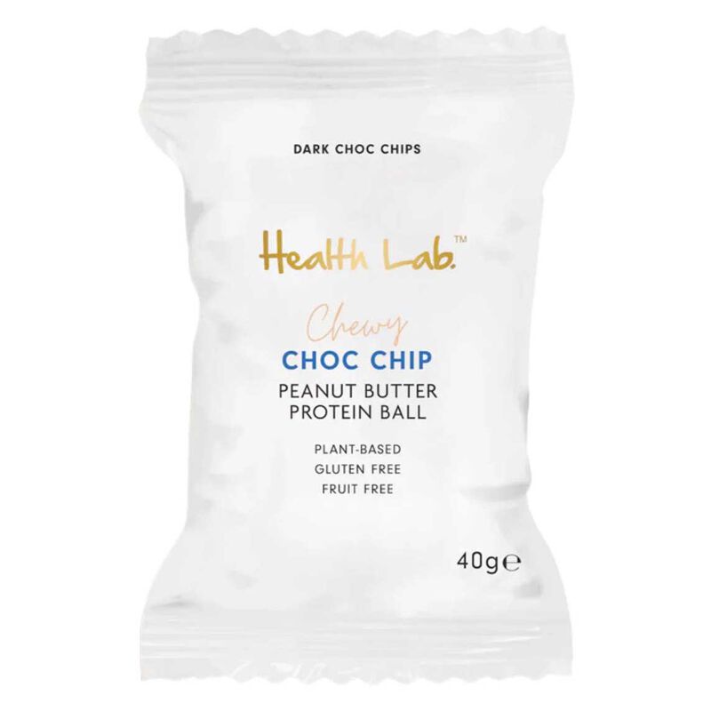 Natural Things Chewy Choc Chip Peanut Butter Protein Balls 3 x 40g image number 1