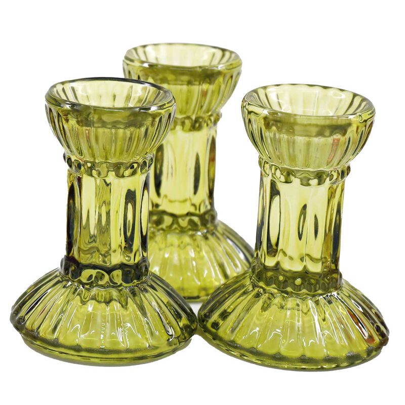 SIL Interiors Boho Dinner Candle Holder Set of 3 image number 1