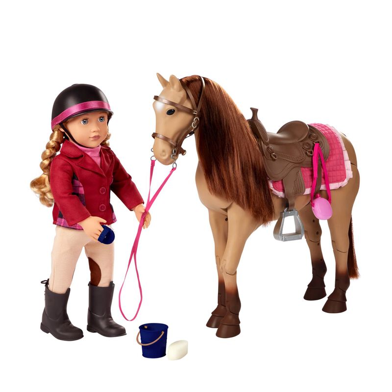 Our Generation Dolls Poseable Horse - Morgan image number 1